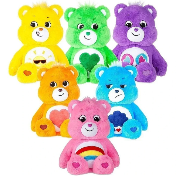 New 2020 Care Bears Cuddly 14" Stuffed Animal  Grumpy Bear Soft Huggable Toy - Picture 4 of 7